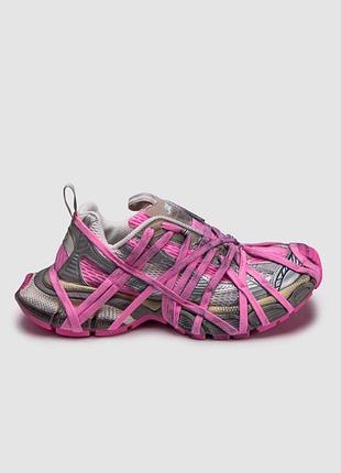 Трендові жіночі кросівки 3xl extreme lace pink silver