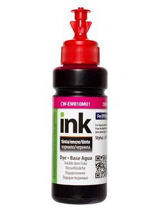 Чернила colorway epson l800/810/850 magenta (cw-ew810m01)