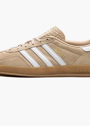 Кеди жіночі gazelle adidas колір бежевий 39р.