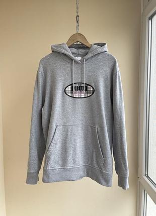 Стрітвер худі puma select x von dutch graphic charcoal hoodie y2k style xl