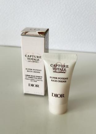 Омолоджувальний крем для обличчя dior capture totale c.e.l.l. energy super potent rich creme