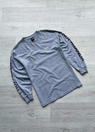 Лімітований лонгслів obey propaganda billboard zine printed long sleeve Magenta