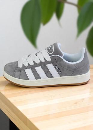 Кроссовки adidas campus gray, кроссовки адидас кампус серые (0138)