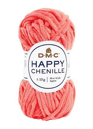 Пряжа плюшевая 15г. happy chenille цвет: персиковый