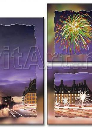 Схема для вишивання бісером на полотні з підрамкою. лондон