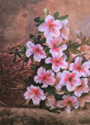 Схема для вишивання стрічками. букет.