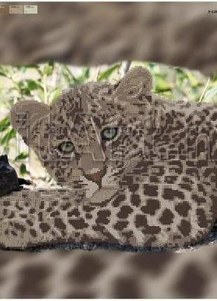 Схема для вишивання бісером на полотні з підрамкою. ягуар