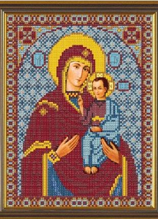 Схема для вышивки бисером иконы пресвятой богородицы озерянская.