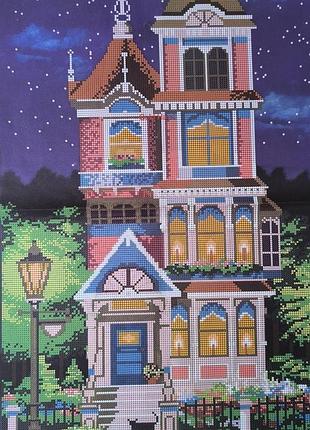 Схема для вишивання бісером. зима