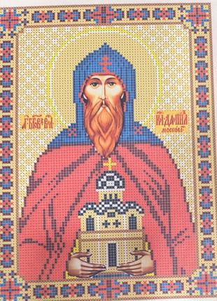 Схема для вишивання бісером ікони. святоелловік