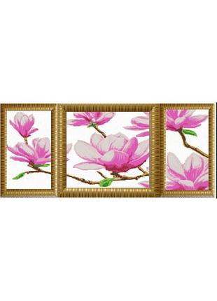 Схема для вишивання бісером. магнолія,