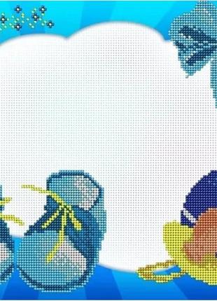 Схема для вишивання бісером.  метрика . мій малюк.