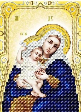 Схема для вышивки бисером иконы пресвятой богородицы покрывающей.