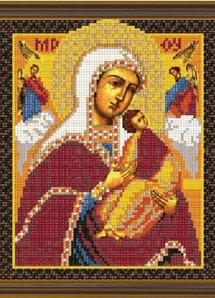 Схема для вышивки бисером иконы пресвятой богородицы страсная.
