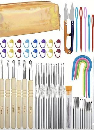 Набор крючков для вязания от 0,6-5,5