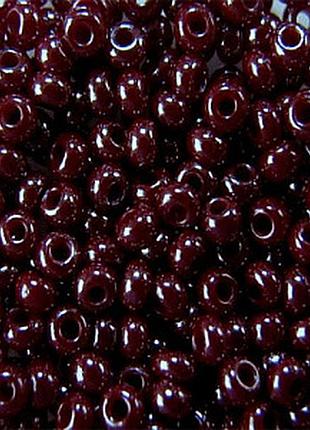 Бісер перламутровий бордовий 10 г, no10