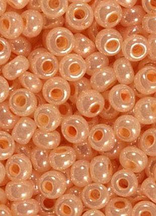 Бісер preciosa перламутровий персиково-рожевий 10 г, no10