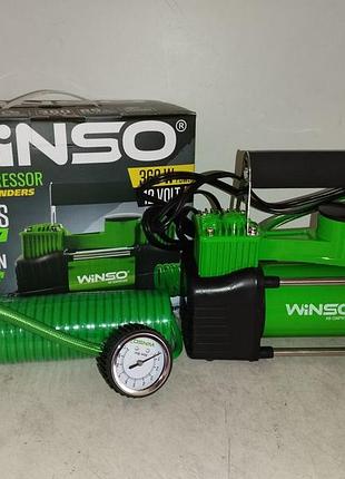 Компрессор подкачки колес "winso" двух-поршневой 12v 85л/мин