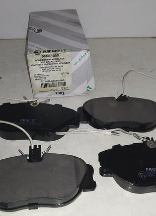 Profit колодки тормозные передние citroen evasion 94-02, fiat ulysse 94-02, peugeot 806 94-02