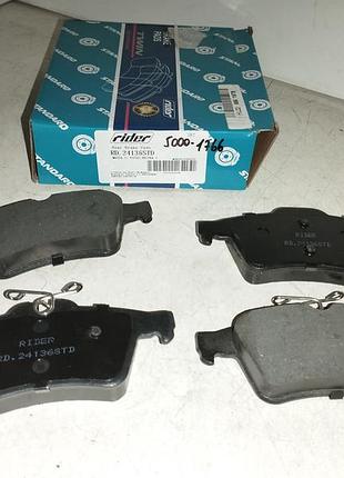 Rider колодки тормозные задние ford focus 04-. mazda 3 03-. 5 05-