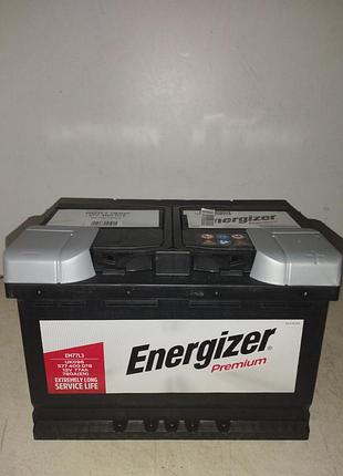 Energizer аккумулятор 77ah 780a (правый+ евро)