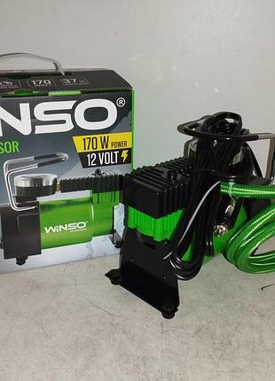 Компресор підкачування коліс "winso" 12 v 37 л/хв 2