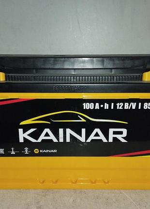 Kainar акумулятор 100ah standart 850a r (правий+ євро)