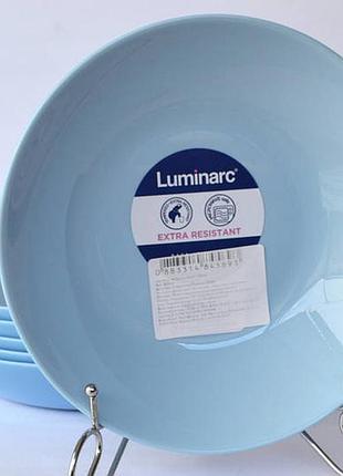 Набір з 3-х штук  миска  супова luminarc diwali light blue 20 см, розпродаж залишків. 
в