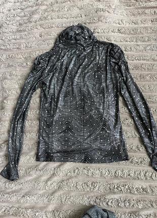 Гольф, водолазка стретч пайетки люрекс