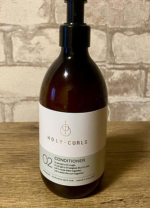 Оригінал!новий поживний кондиціонер для волосся з кератином і маслами holy curls, 300 мл, англія 🏴󠁧󠁢󠁥󠁮󠁧󠁿
