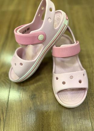 Сандалі crocs kids crocband sandal ballerina pink c13