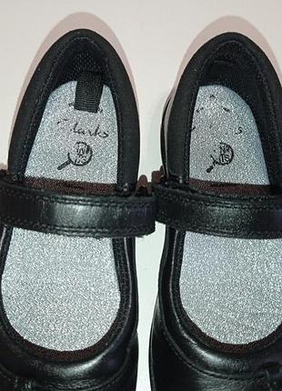 Брендовые кожаные туфли clarks.4 фото