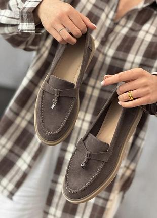 Women's loafers seanly grey