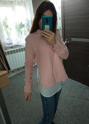Кофта  реглан на шифоновой подкладке 3