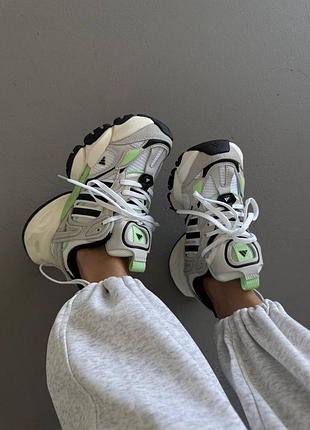 Кросівки adidas xlg runner  white / acid