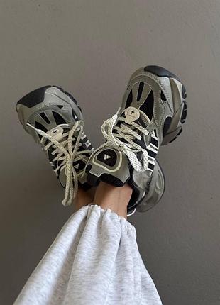 Кросівки adidas xlg runner  grey / black