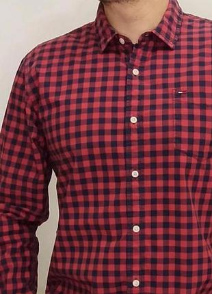 Чоловіча рубашка, розмір м,бренду tommy hilfiger,оригінал.