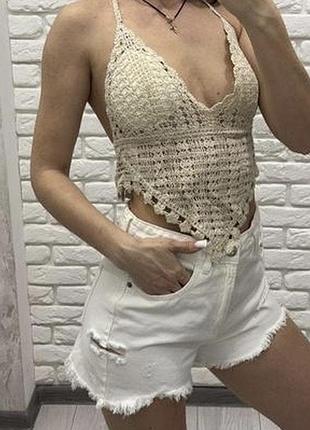 Вязаний топ р.s shein