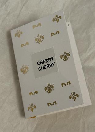 Пробник аромату mancera cherry cherrry