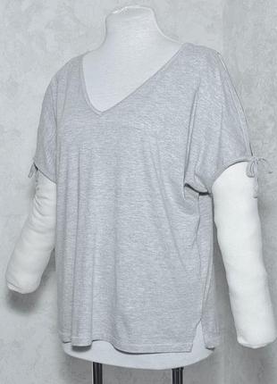 Женская меланжевая футболка от next2 фото