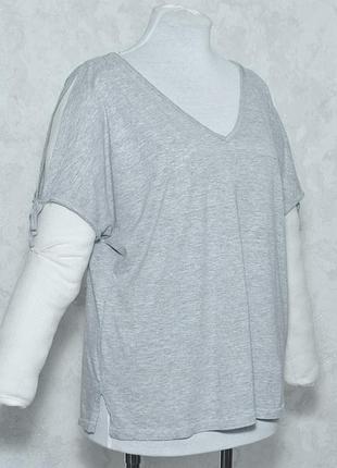 Женская меланжевая футболка от next5 фото