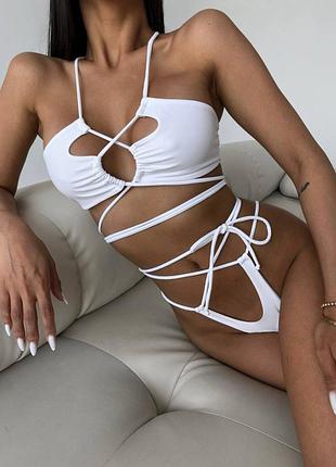 Купальник роздільний на завʼязках