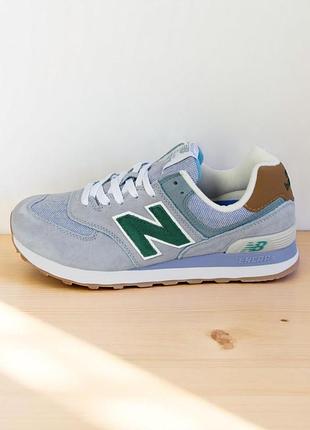 Кроссовки new balance blue-violet, green,un беланс (0206)