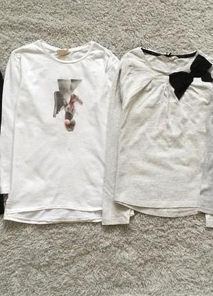 6-8 рок. h&m. next. zara. испания натуральные лонги, реглан. вискоза, biocotton 100%. состояние идеально