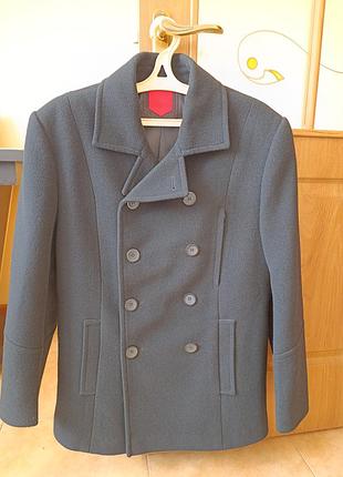 Пальто мужское демисезонное черное l размера