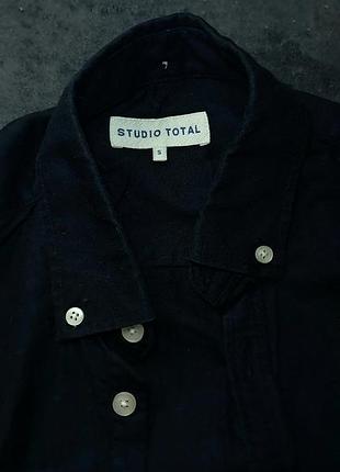 Рубашка оверсайз черная