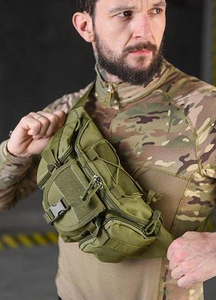 Міцна тактична сумка на пояс вт3829