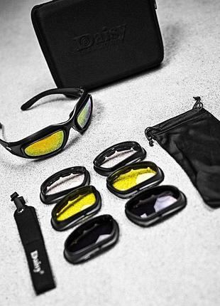 Поляризованные тактические очки daisy c5 desert storm black