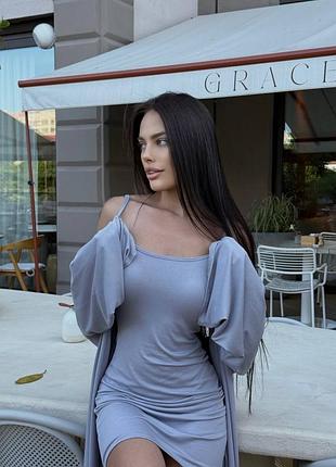 Костюм:кардиган та сукня5 фото