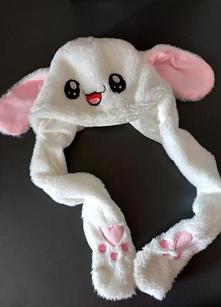 🐰шапка плюшевая кигуруми зайчик